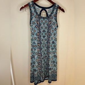 Max Studio Sleeveless Mosaic Print Sheath Dress